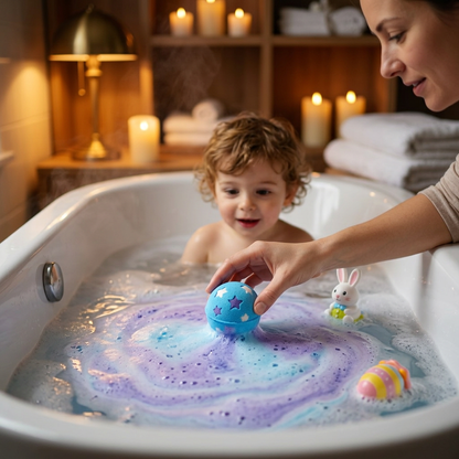 Bulles de bain magiques