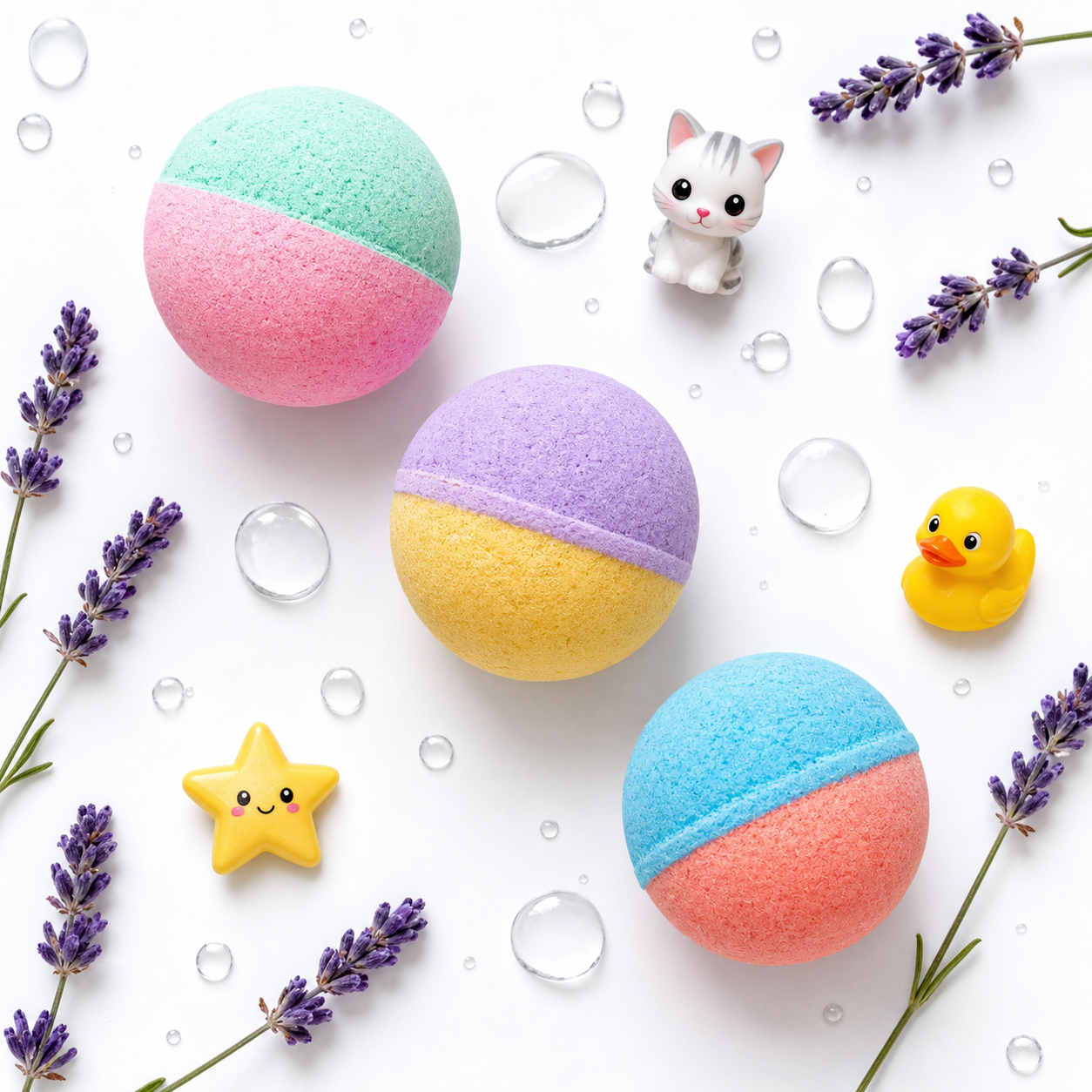 Bulles de bain magiques
