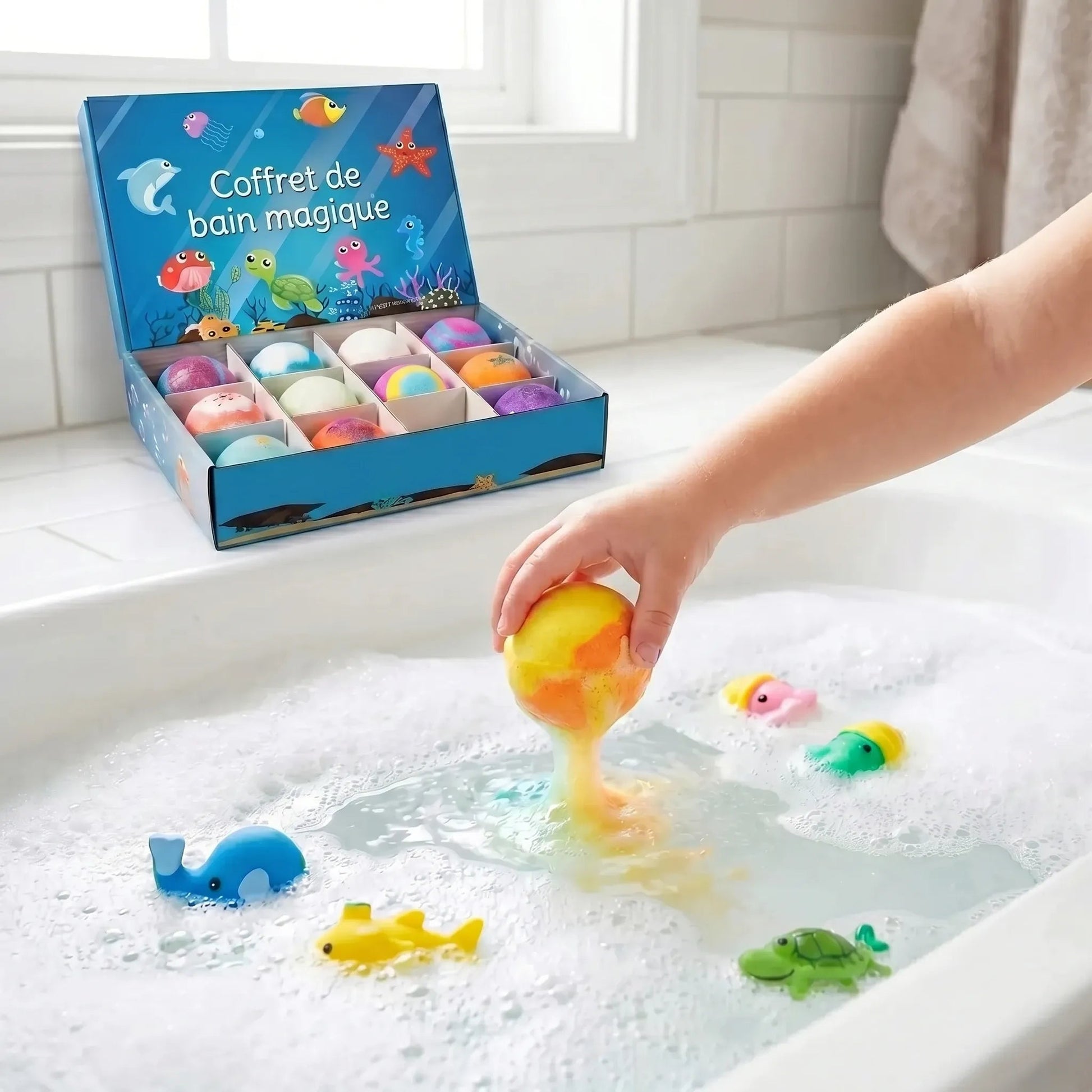 Bulles de bain magiques